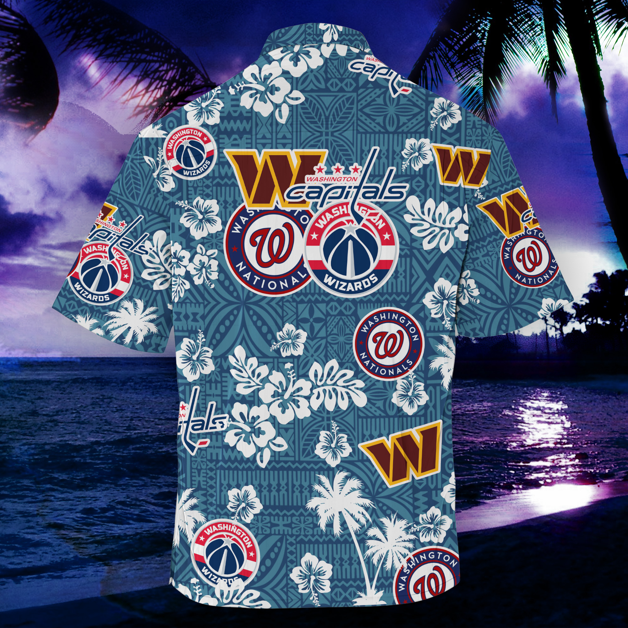 Washington Sport Teams Hibiscus Season 2022 Hawaiian Shirt