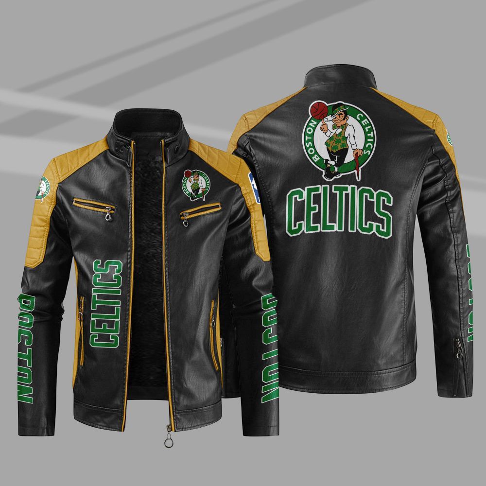 Boston Celtics NBA Leather Jacket