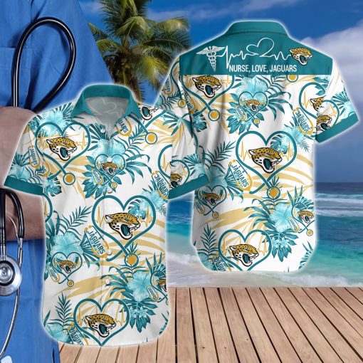 Nurse Love Jacksonville Jaguars Hawaiian shirt