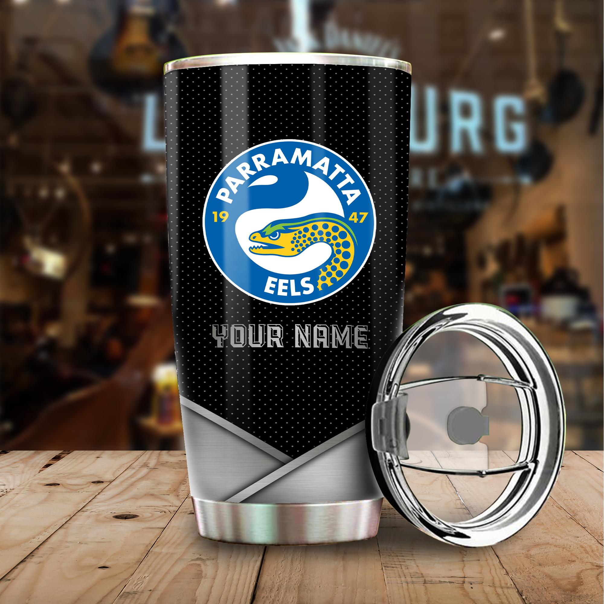 Parramatta Eels I’m A Grumpy Old Man Custom Name Tumbler Cup