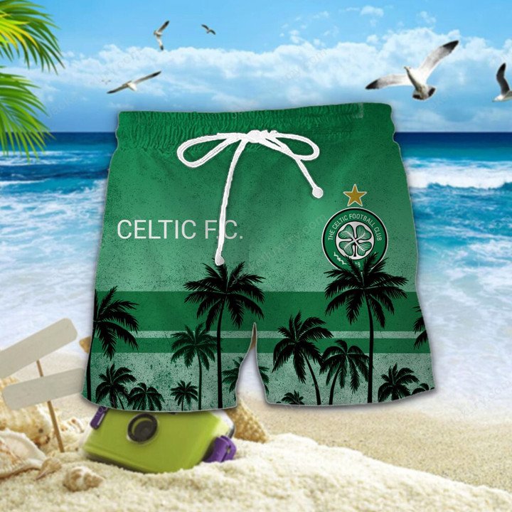 Celtic FC Palm Tree Hawaiian Shirt