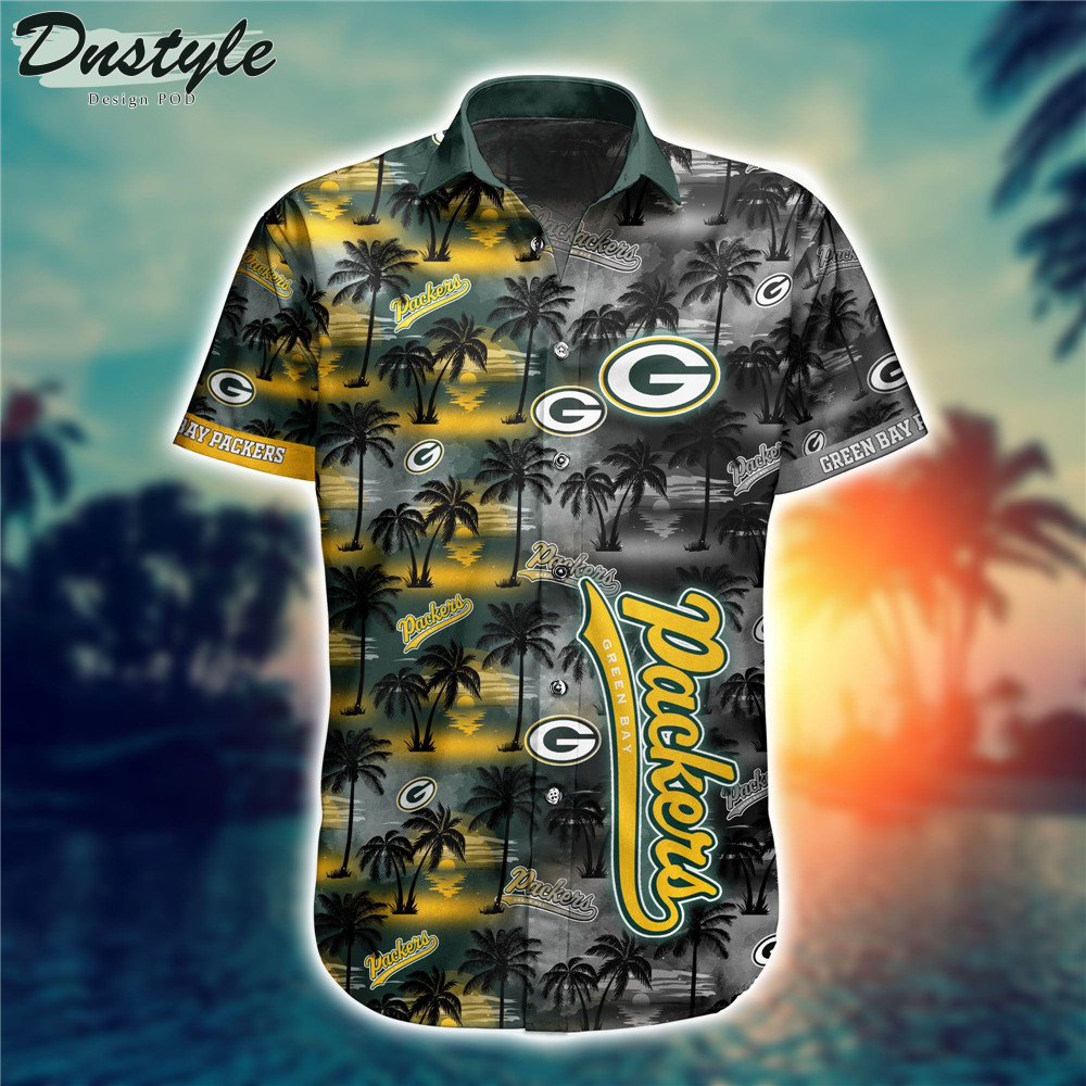 Green Bay Packers Flower Gift For Summer 2022 Hawaiian Shirt