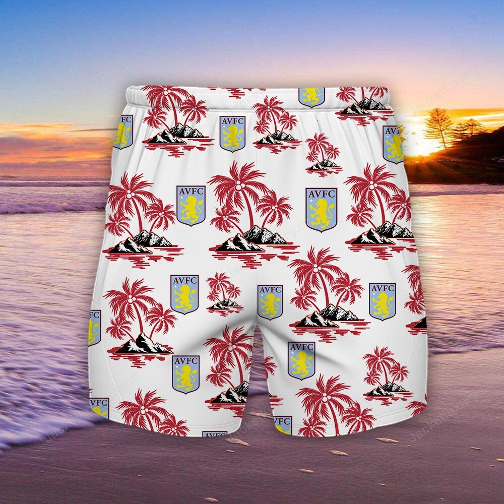 Aston Villa FC 2022 tropical summer hawaiian shirt