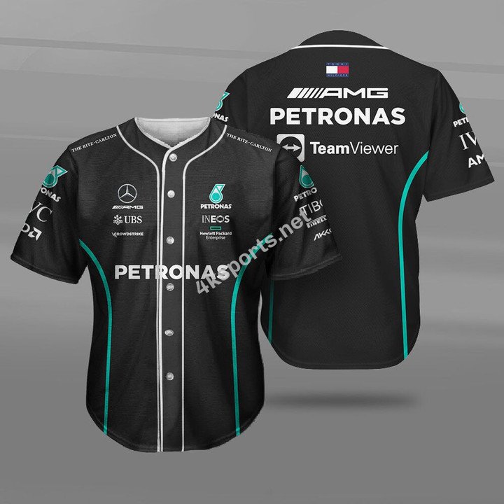 Mercedes Racing F1 Team Baseball Jersey