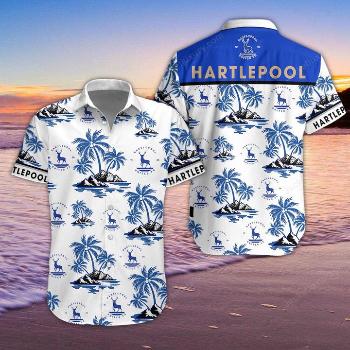Hartlepool United Hawaiian Shirt