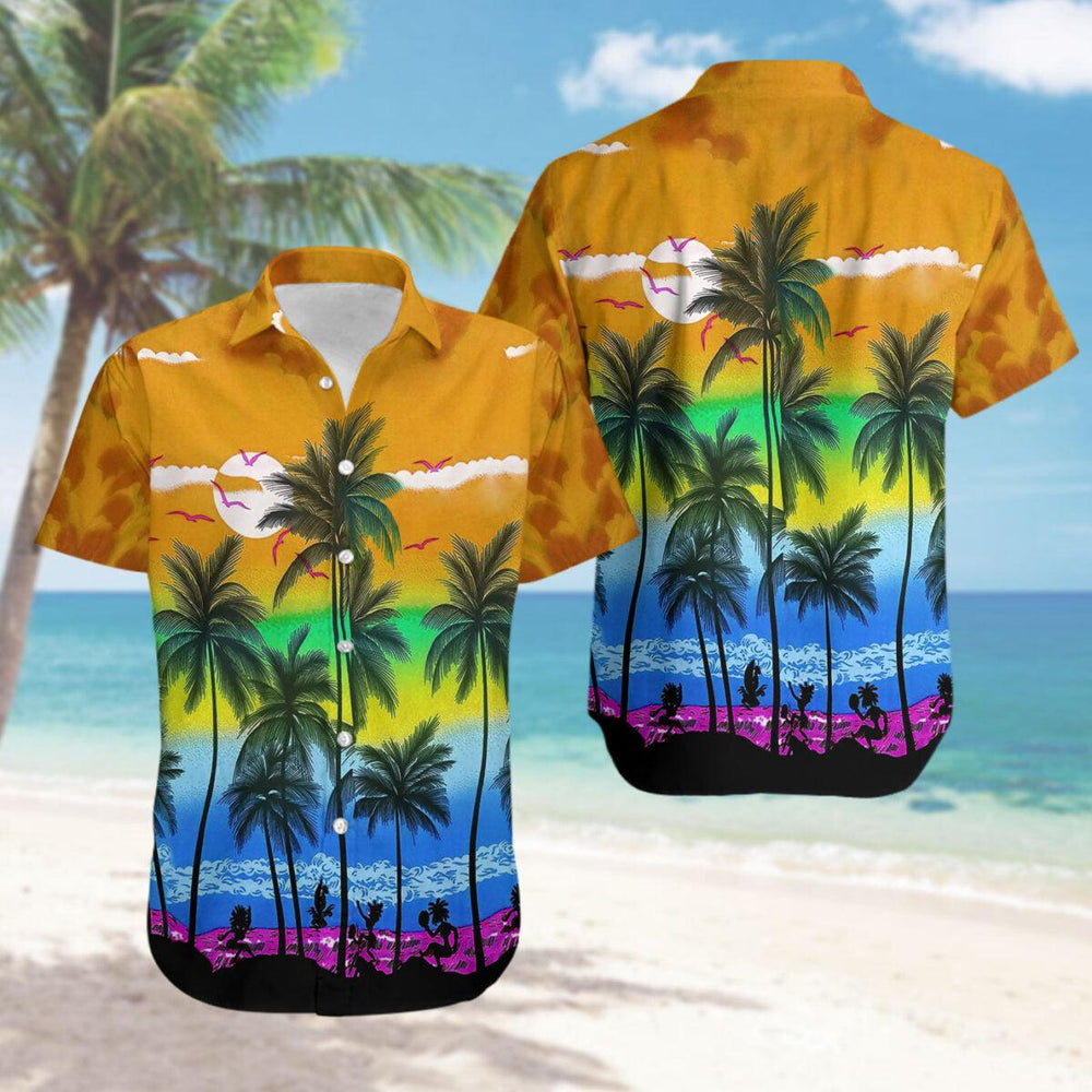 LGBT Beach Aloha Hawaiian Shirt