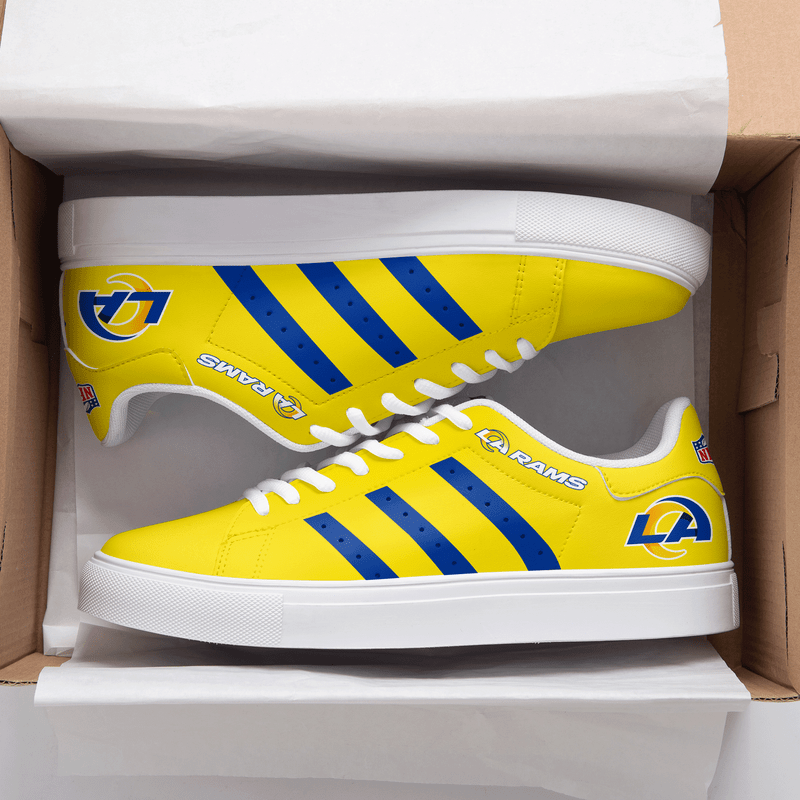 Los Angeles Rams 3d Over Printed Stan Smith Shoes