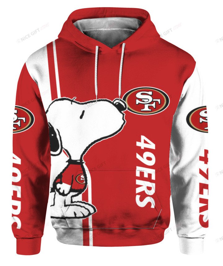 NFL San Francisco 49ers Snoopy 3D Hoodie