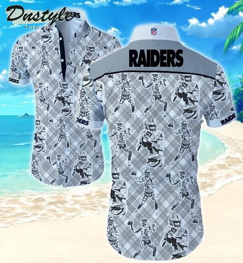 Oakland Raiders Hawaiian Shirt Summer Button Up