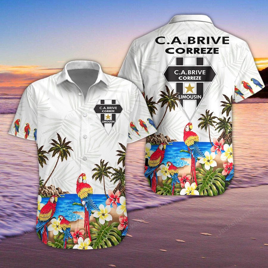 CA Brive Rugby Hawaiian Shirt