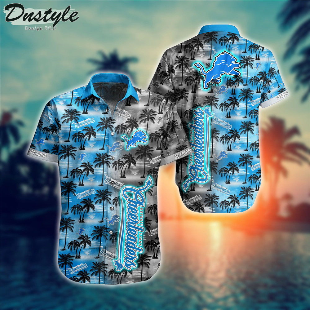 Detroit Lions Flower Gift For Summer 2022 Hawaiian Shirt