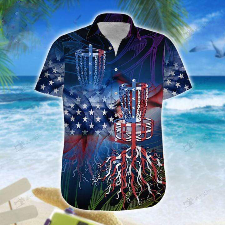 Great Dics Golf American Hawaiian Shirt