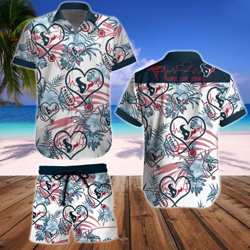 Nurse Love Houston Texans Hawaiian shirt