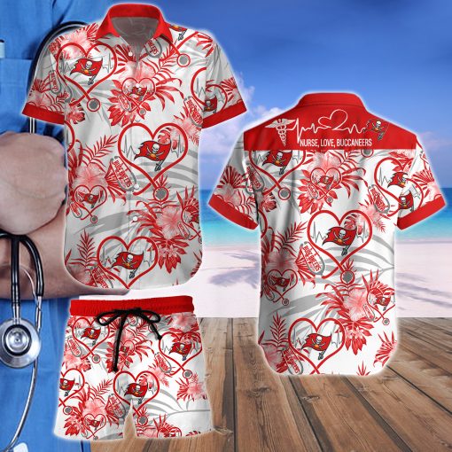 Nurse Love Tampa Bay Buccaneers Hawaiian shirt
