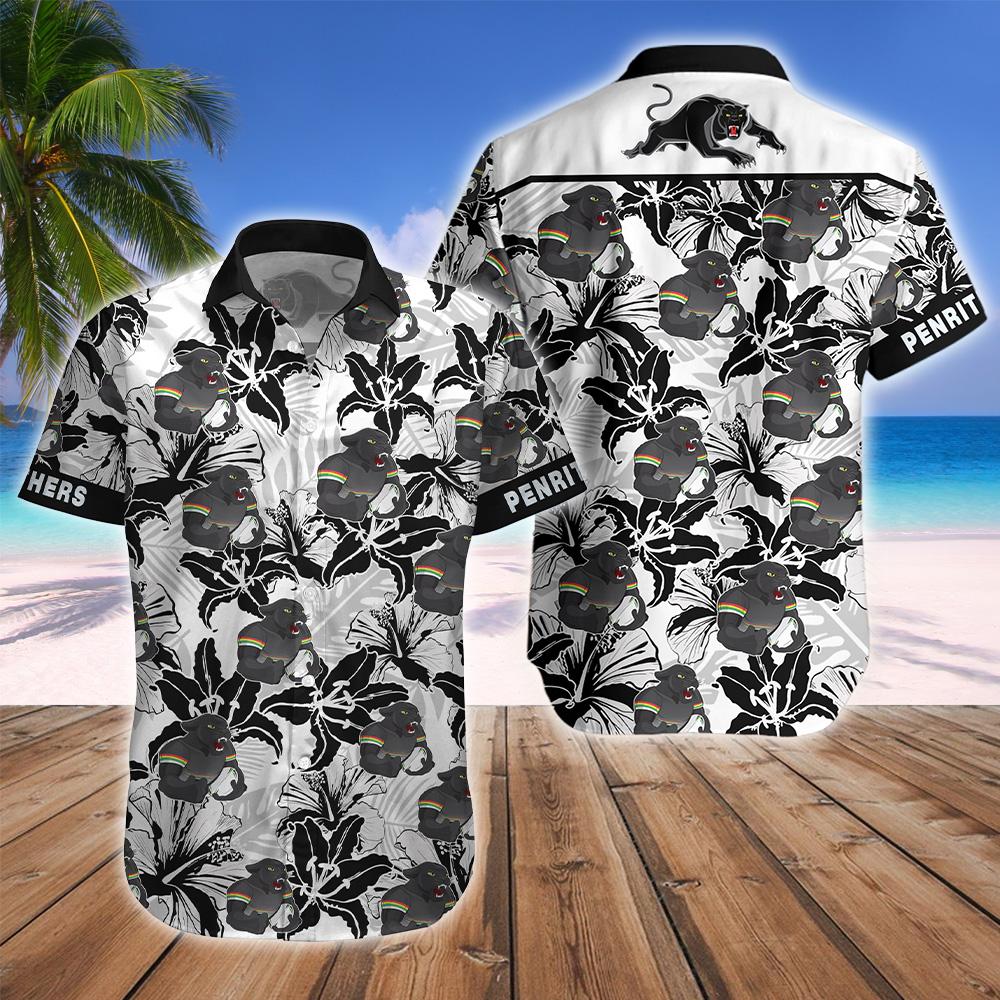 Penrith Panthers Mascot NRL Hawaiian Shirt