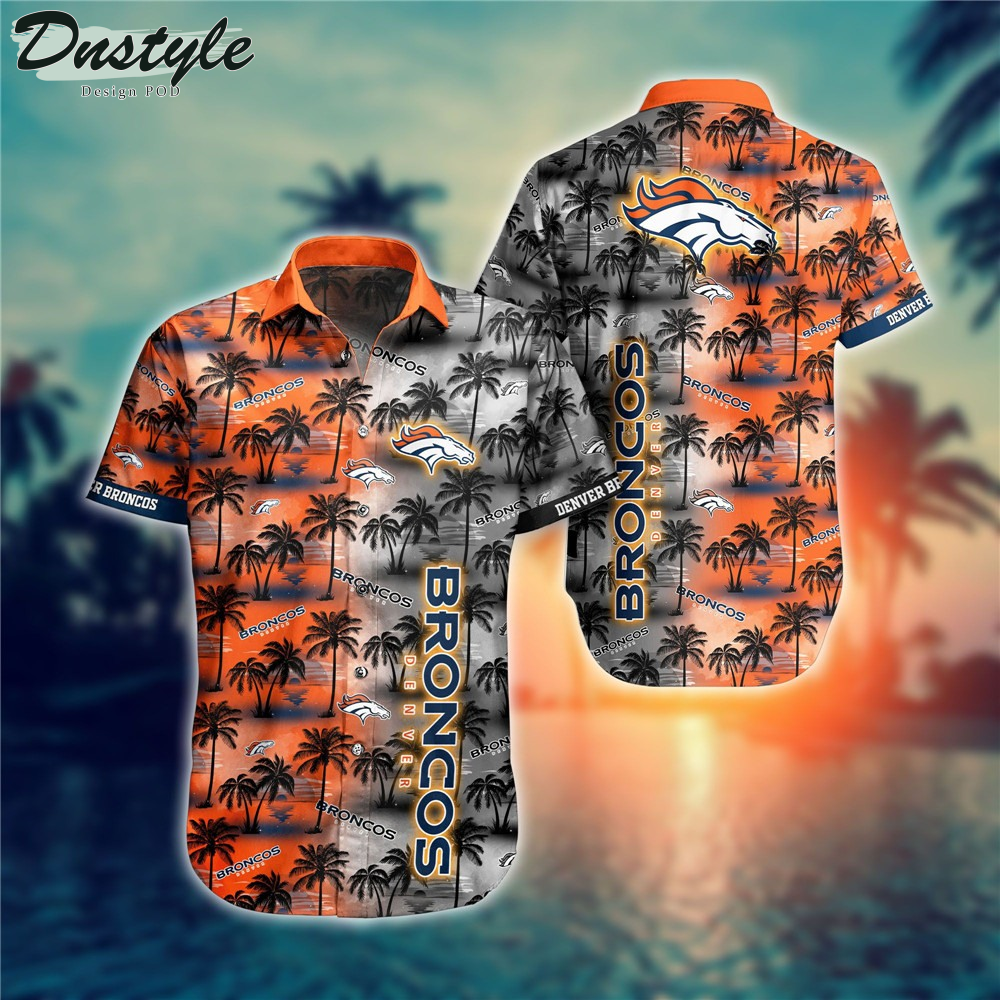 Denver Broncos Flower Gift For Summer 2022 Hawaiian Shirt