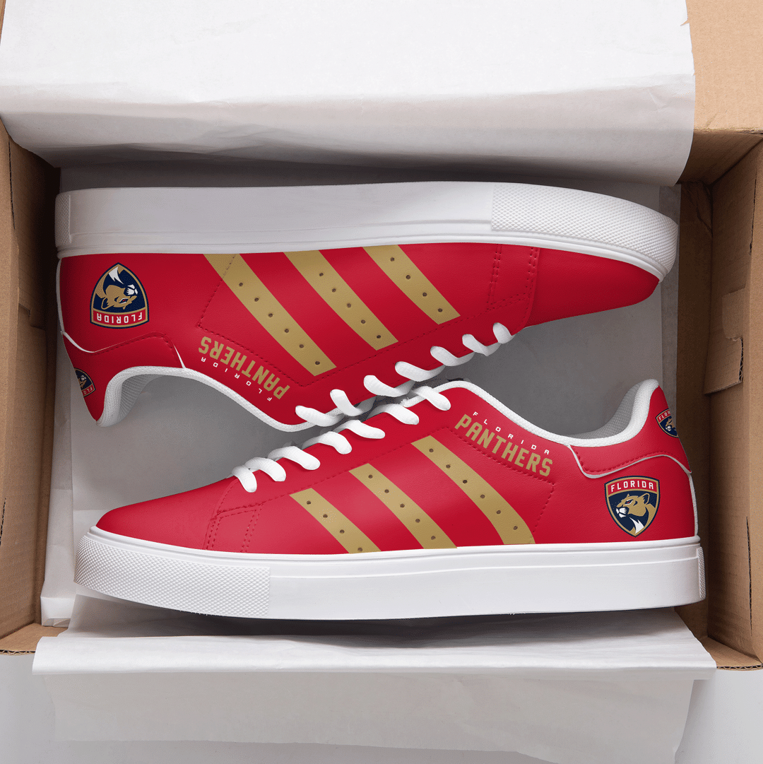 Florida Panthers Red Stan Smith Low Top Shoes