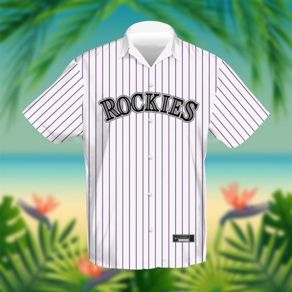 Colorado Rockies MLB Custom Name Hawaiian Shirt