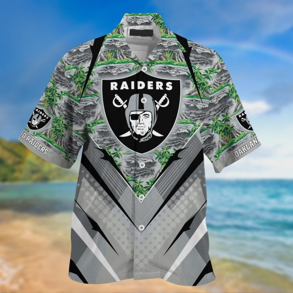 Las Vegas Raiders NFL Tropical Hawaiian Shirt