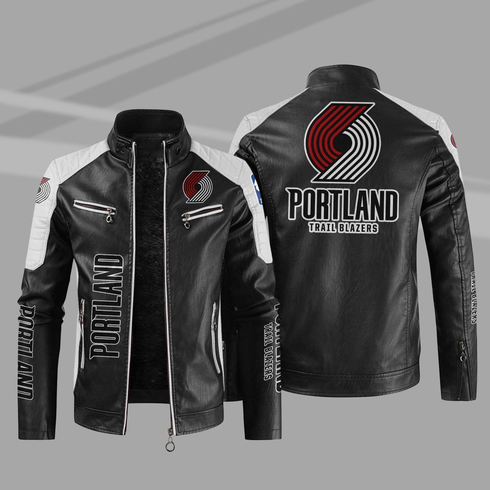 Portland Trail Blazers NBA Leather Jacket