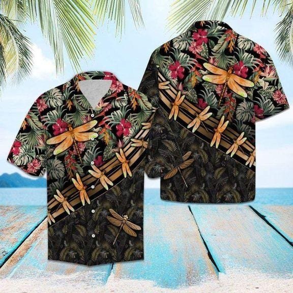 Pride Royal Dragonfly Tropical Hawaiian Shirts