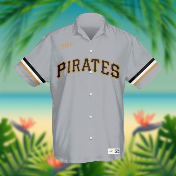 Pittsburgh Pirates MLB Custom Name Hawaiian Shirt