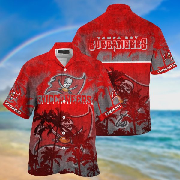 NFL Tampa Bay Buccaneers Red Hawaiian Shirt