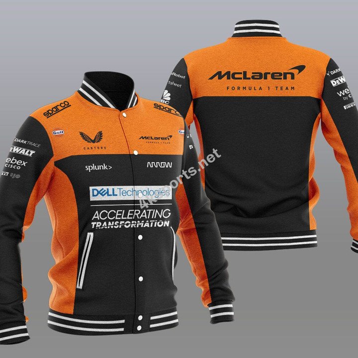 Mclaren Racing F1 Team Varsity Jacket
