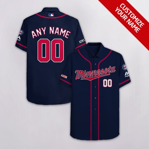 Minnesota Twins MLB Custom Name Hawaiian Shirt