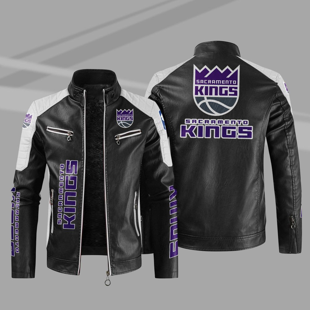 Sacramento Kings NBA Leather Jacket