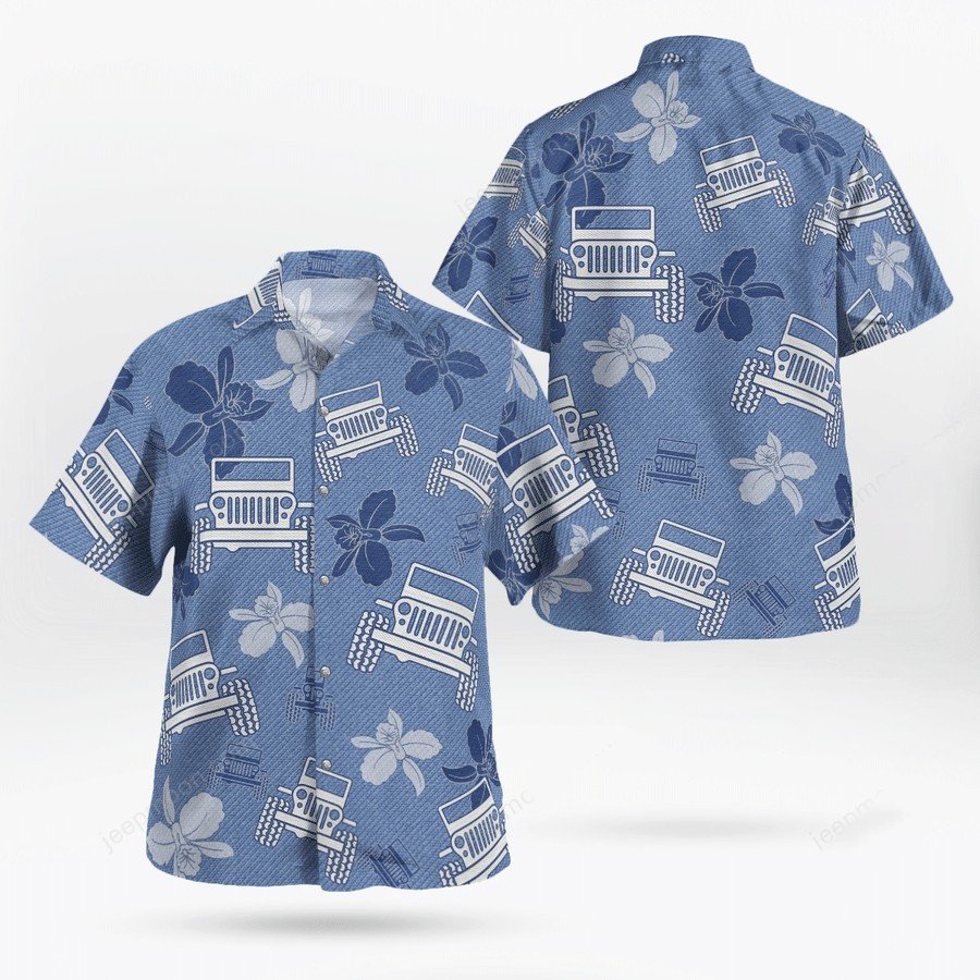Jeep Hibiscus Vintage Hawaiian Shirts
