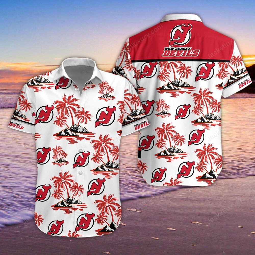 New Jersey Devils NHL Hawaiians Shirt