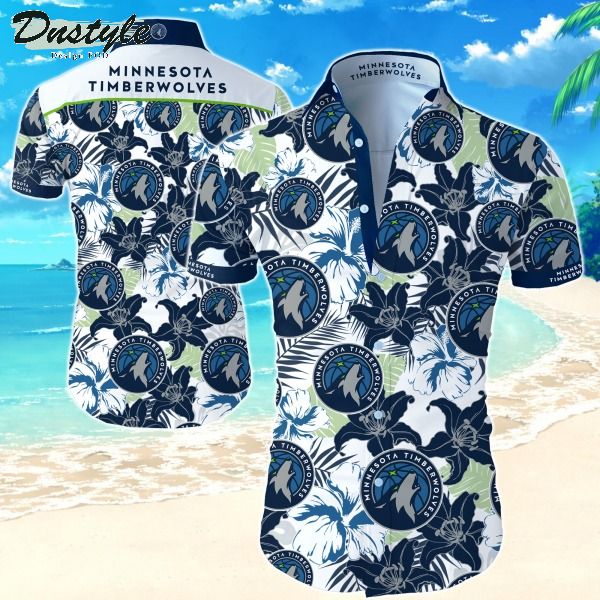 NBA Minnesota Timberwolves Hawaiian Shirt Summer Button Up