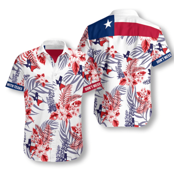 Texas Proud Bluebonnet Hawaiian Shirt