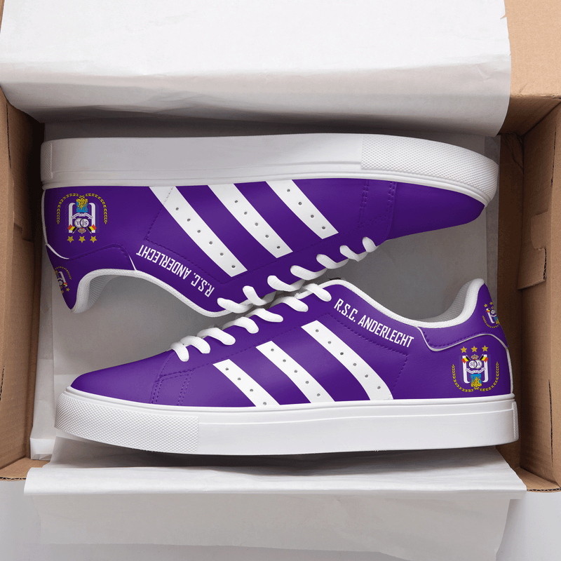 R.S.C Anderlecht 3d Over Printed Stan Smith Shoes