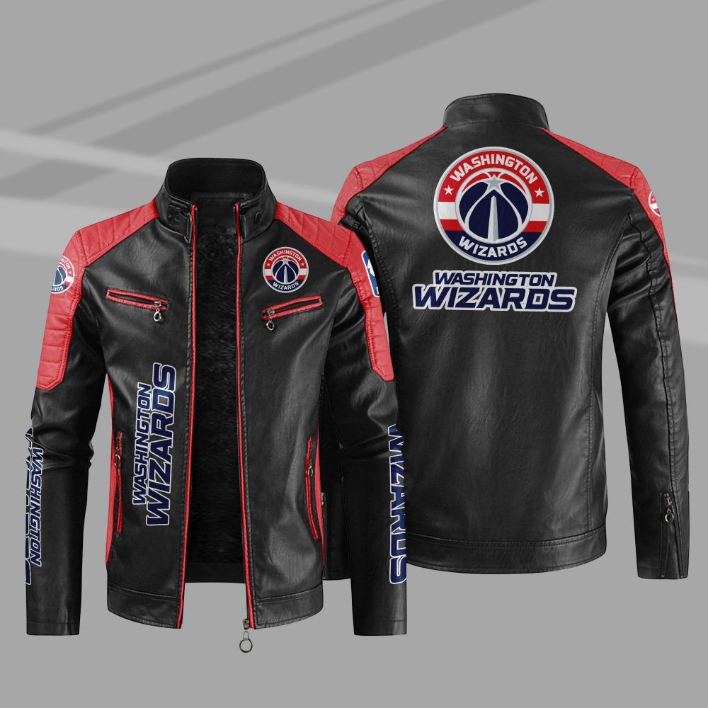 Washington Wizards NBA Leather Jacket