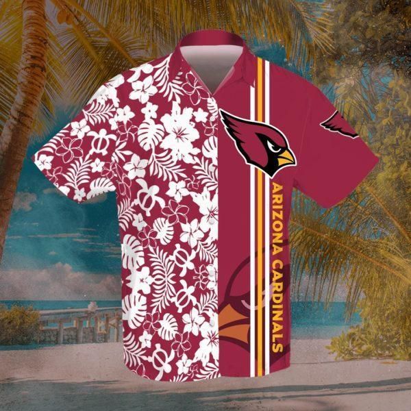 NFL Arizona Cardinals Hibicus Hawaiian Shirt
