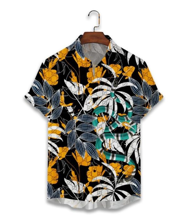 Gucci snake tropical hawaiian shirt and short