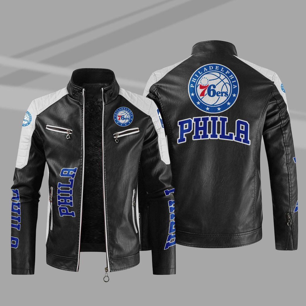 Philadelphia 76ers NBA Leather Jacket