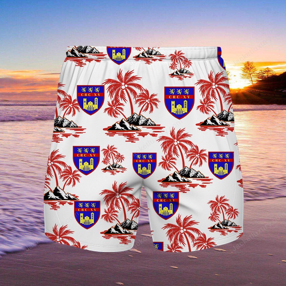 Caunes-Minervois Rugby Club XV 2022 tropical summer hawaiian shirt