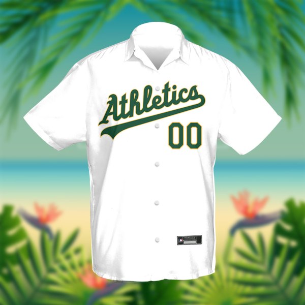 MLB Custom Name Oakland Athletics Hawaiian Shirt