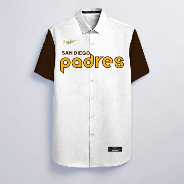 MLB Custom Name San Diego Padres Hawaiian Shirt