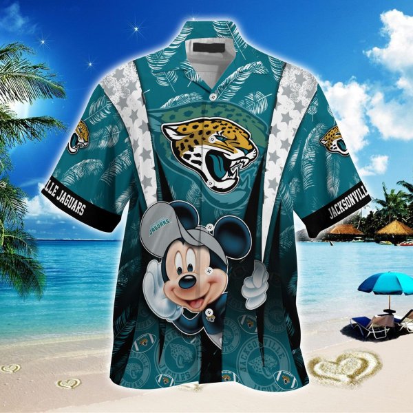 Jacksonville Jaguars NFL And Mickey Hawaiian Shirt
