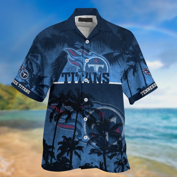 Tennessee Titans NFL Palm Tree Hawaiian Shirt