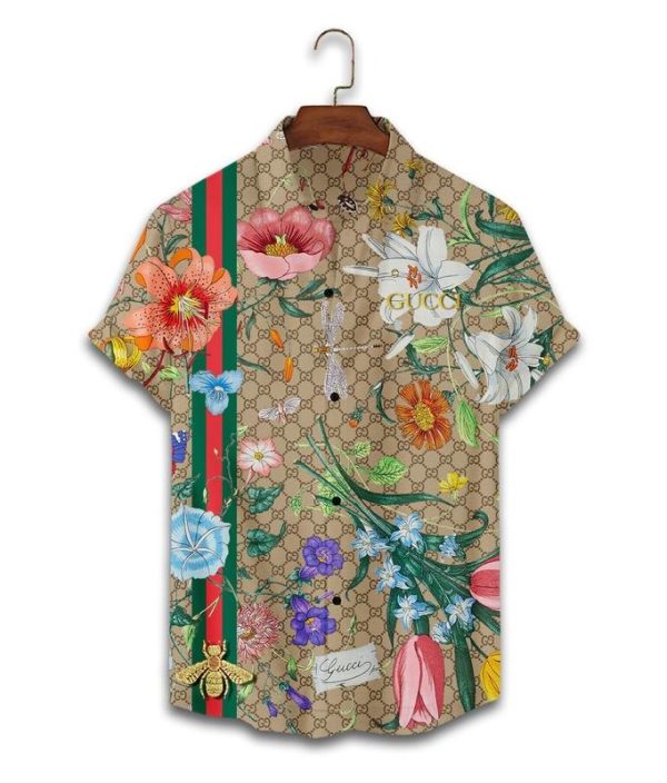 Gucci floral hawaiian shirt and short