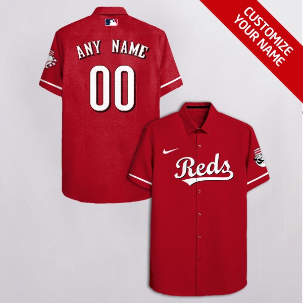 MLB Personalized Cincinnati Reds Hawaiian Shirt