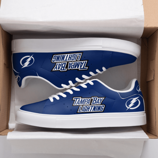 Tampa Bay Lightning Navy Stan Smith Low Top Shoes