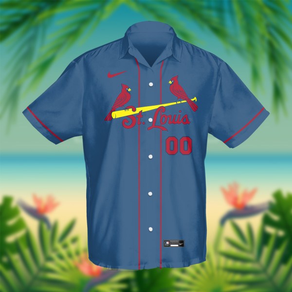 St Louis Cardinals NFL Personalized Hawaiian Shirt