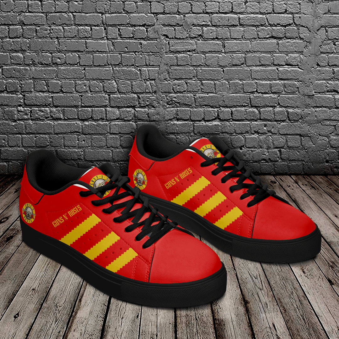 Guns N' Roses Red Stan Smith Low Top Shoes