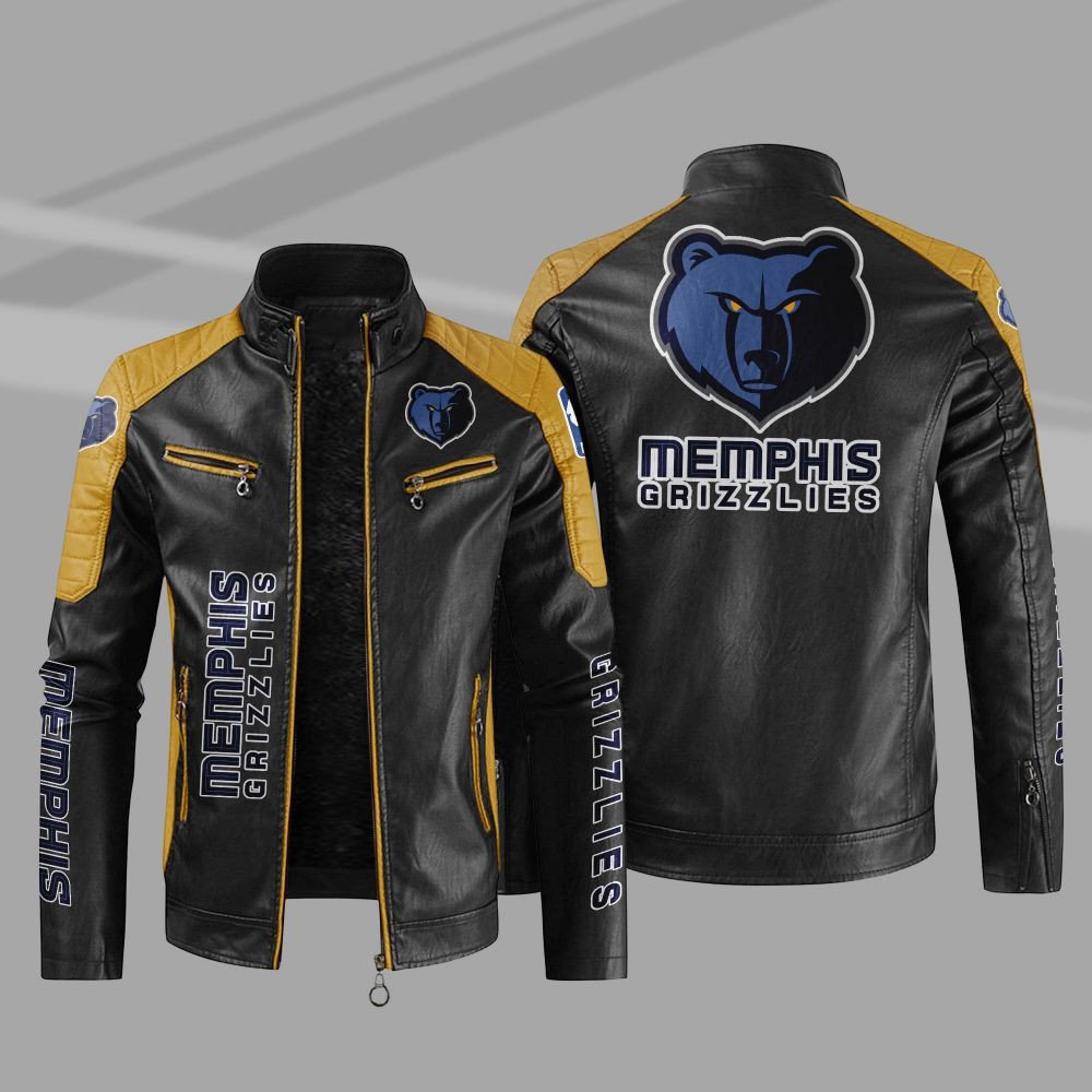 Memphis Grizzlies NBA Leather Jacket